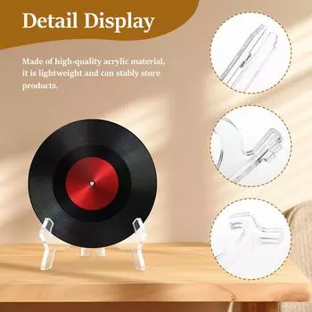 Акриловые мольберты Прозрачные легкие подставки для тарелок Держатели Универсальная складная подставка для дисплея Устойчивая подставка для дисплея мольберта Регулируемая акриловая