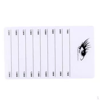 Акриловые накладные ресницы, клей, удлинитель поддона, держатель, доска, пластина