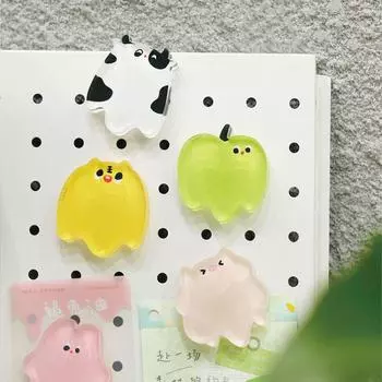 Акриловые наклейки на холодильник Хорошие милые масляные большие креативные анимационные сообщения Памятка Магнитные украшения Бытовая простая кухня