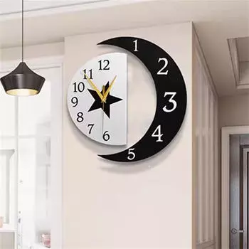 Акриловые настенные часы, стильные, беззвучные, не тикающие, простые, цифровые, декоративные для дома