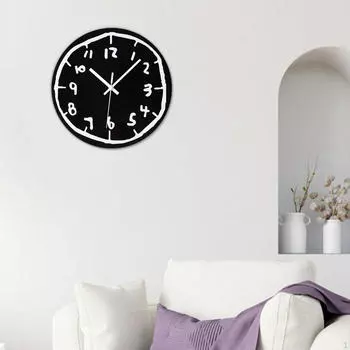 Акриловые настенные часы, украшение, многоцелевой подарок, беззвучные декоративные часы, искусство для интерьера белый