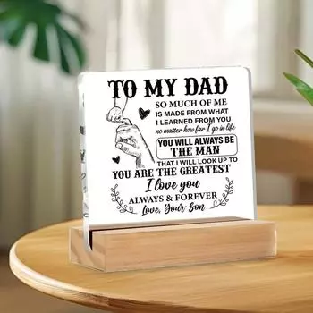 Акриловые настольные декоративные знаки, украшения для дома, украшения для дружеских встреч, семейные посиделки One Size