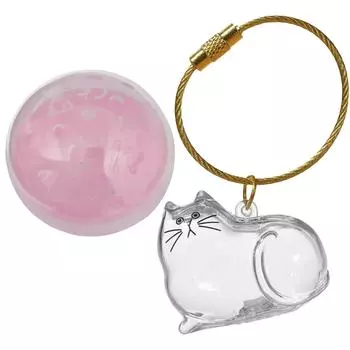 Акриловые памятные бутылочки для кошачьей шерсти, подвесные украшения, креативный дисплей для владельцев домашних животных, домашний декор, сувенир D