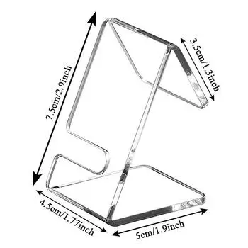 Акриловые подставки для часов, прозрачный держатель для часов, органайзер, стойка для ювелирных часов, одиночный держатель для часов, витрина