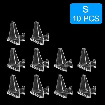 Акриловые подставки для открыток 10 шт. прозрачный черный мини-монетница держатель полка для медалей