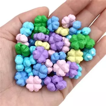 Акриловые яркие цвета для изготовления ювелирных изделий, браслет, ожерелье, аксессуары, ювелирные изделия, свободные бусины, 10 шт., подвески «сделай сам», цветочные бусины фиолетовый