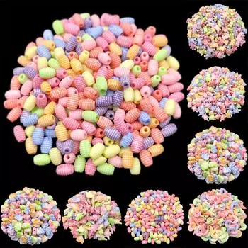 Акриловые яркие цвета рыба морковь свободные бусины DIY ремесла для изготовления ожерелья, браслета и ювелирных изделий 5# 20Pcs 8*11mm