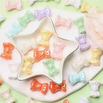 Акриловые сахарные бусины, бисерные аксессуары, материал ручной работы для ожерелий, сережек, 5 шт., 16*24 мм, изготовление ювелирных изделий, подвески, сделай сам, изготовление, ремесло бежевый