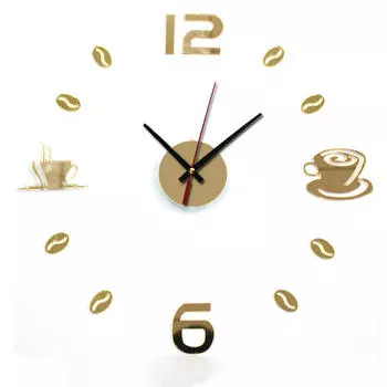 Акриловые самоклеящиеся внутренние стены, креативные украшения, бесшумные часы GD