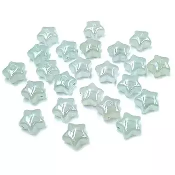 Акриловые серьги с одним глазом в форме персикового сердца и пентаграммой, 10 шт. желейных цветных бусин, браслет, ожерелье, изготовление ювелирных изделий для кулона Heart светло-зеленый