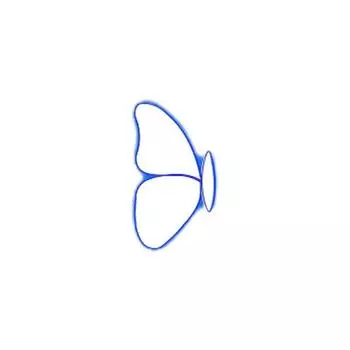 Акриловые шаблоны бабочек Одеяло-бабочка Совершенно новое M