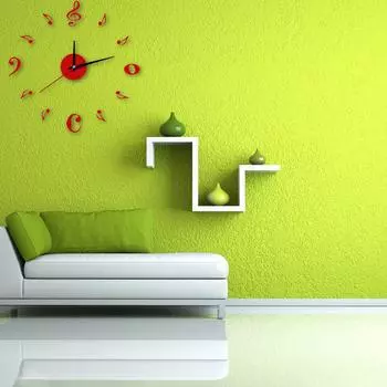 Акриловые современные настенные часы DIY 3D зеркальная поверхность наклейка декор для домашнего офиса золотой