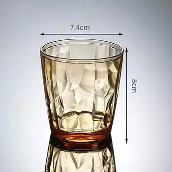 Акриловые стаканы для питья Небьющиеся стаканы для воды Небьющиеся Многоразовые Бокалы для пива Шампанского Безопасны для мытья в посудомоечной машине Для вечеринки A1