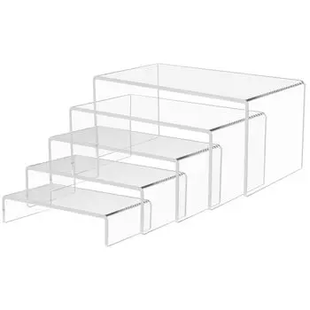 акриловый акриловый акриловый сценический дисплей для выставки (5 размеров) U-образный дисплей, подставка,