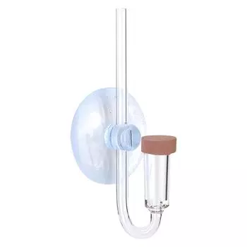 Акриловый аквариум углекислый газ прозрачный счетчик пузырьков очиститель аквариума вода растения CO2 S