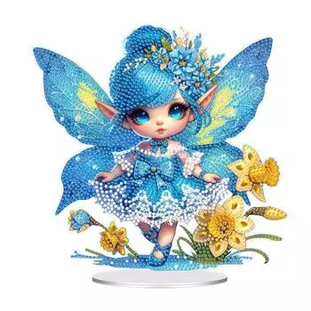 Акриловый эльф алмазная живопись настольные украшения комплект мультфильм спальня стол декор S LY761