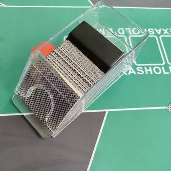 Акриловый башмак для блэкджека для эффективного сброса игральных карт 4 Deck Card Dealer