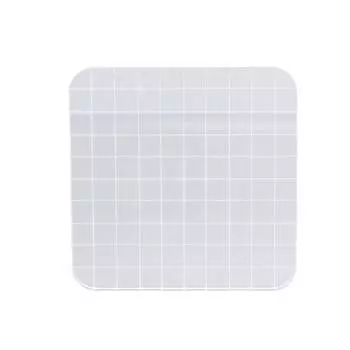Акриловый блок 10x10 см безопасный круглый уголок прозрачный многоразовый высокочистые штампы для блокнота