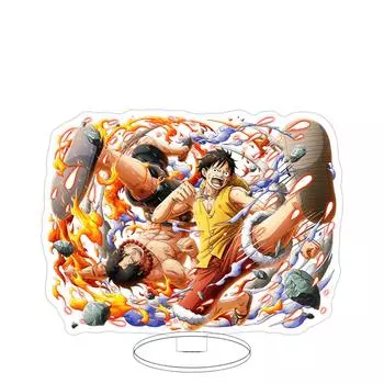 Акриловый большой стенд с мультяшными украшениями, пират Луффи Саурон, настольный стенд для комиксов, оптовая доставка 1