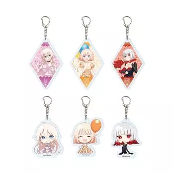 Акриловый бокс для брелоков IA/ONE/HIPPI 01/Праздничная версия. [Оригинальная иллюстрация] 6 штук