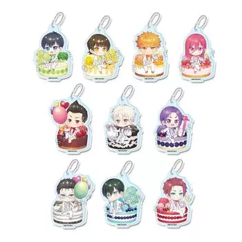 Акриловый брелок Blue Rock Puchichoko Trading, праздничная коробка из 10 шт.