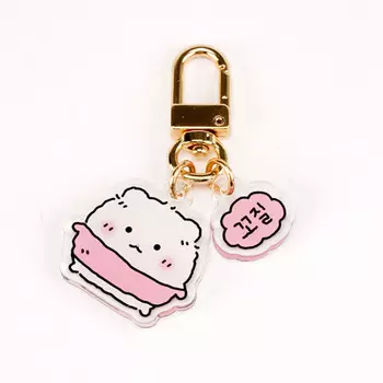 Акриловый брелок Broken Bear Kkojil Hamter