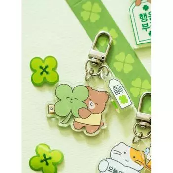 Акриловый брелок Daiso Lucky Bear