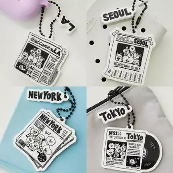 Акриловый брелок для ключей BT21 City Edition LA