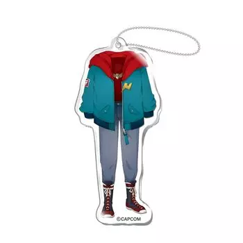 Акриловый брелок для ключей Capcom Costume Street Fighter 6 Ed H70 x W55 x D3 мм, железный, приблизительно. Акрил,