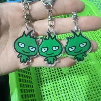 Акриловый брелок для ключей Ice And Fire Man, мультяшная игра, брелок для сумки, подвеска, амулеты, аксессуары для детей, небольшой подарок синий