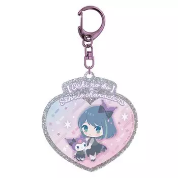 Акриловый брелок для ключей K Company [Oshinoko] x Sanrio Characters Аканэ Куроми Куроми OSAC-AK-KA