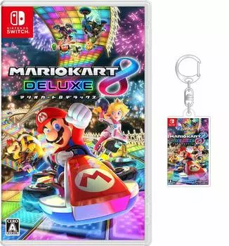 Акриловый брелок для ключей Mario Kart 8 Deluxe Switch - (оригинал включен)