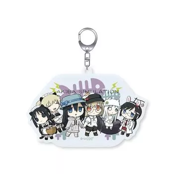 Акриловый брелок для ключей с имитацией Акихабары