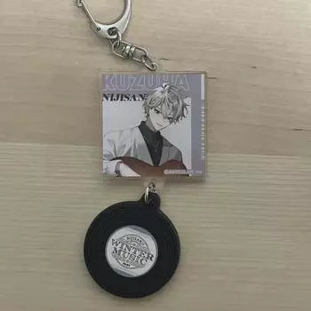 Акриловый брелок для коллаборации Niji Sanji Kuzuha Maneki-neko