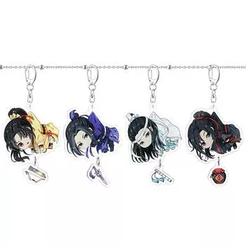 Акриловый брелок для косплея аниме Mo Dao Zu Shi, подарок для фанатов ювелирных изделий синий