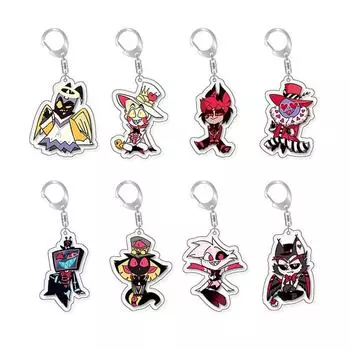 Акриловый брелок для кукол, брелок для ключей с мультяшной куклой вокруг аниме One Size