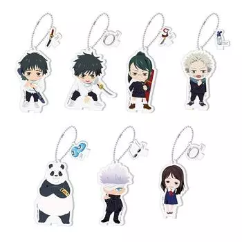 Акриловый брелок Jujutsu Kaisen Mitsume (10 кусочков) Игрушка-конфетаЖевательная резинка (Джиу-джитсу Кайсэн)