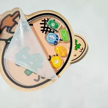 Акриловый брелок-кошелек Shake, забавный, милый, мультяшный, брелок, подвеска, рюкзак, украшения, аксессуары, креативные качающиеся игрушки, подарки