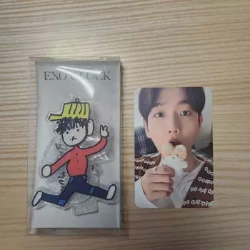 Акриловый брелок-подставка Exo Portrait Baekhyun Version