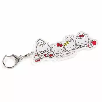 Акриловый брелок Sanrio Hello Kitty KITTY ACTION YOUR (ПРИВЕТ -ПРИКОСНИТЕСЬ К СЕРДЦУ-)