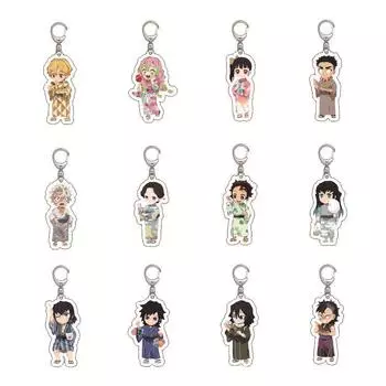 Акриловый брелок «Убийца демонов»: Танджиро и Зеницу 5.5CM