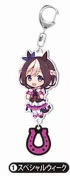Акриловый брелок Uma Musume с резиновыми подковами Ограниченное производство перед выходом аниме-недели