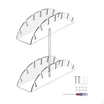 Акриловый держатель для бейсболки, многоцелевой, практичный, прочный, прозрачный, двухслойный, для демонстрации шляп