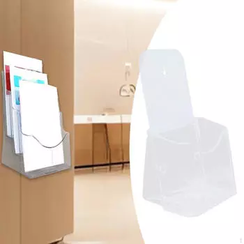 Акриловый держатель для брошюр, стенд для подарков, бумага для документов, литературный журнал A5 1 Tier