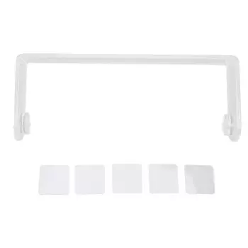 Акриловый держатель для бумажных полотенец под шкаф Самоклеящаяся стойка для бумажных полотенец Диспенсер для кухонного рулона Для прозрачный