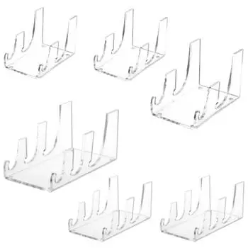 Акриловый держатель для фруктов, подставка для тарелок, многоуровневый держатель для столовой посуды 2-tier