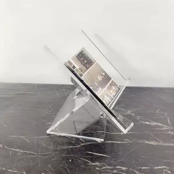 Акриловый держатель для книг, открытая подставка для книг, декор для чтения, журналов, подставка для учебного стола