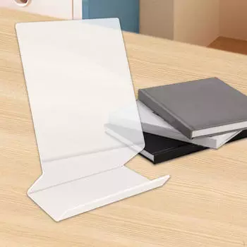 Акриловый держатель для книжного дисплея, декоративная поваренная книга с комиксами для брошюр 21.5cmx14.5cm