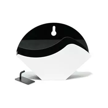 Акриловый держатель для кофейных фильтров с отверстием для настенного крепления Контейнер для хранения кофейной бумаги для органайзера кофейных фильтров Аксессуары