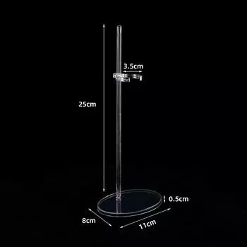 Акриловый держатель для кукол, прозрачный 30 см, стойка для демонстрации фигурок, поддержка талии и ног, кронштейн для кукольных игрушек 1/6